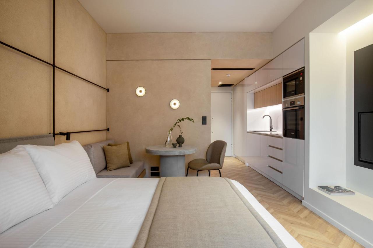 Hotel The Newel Psychiko Athen Exterior foto A room at the hotel