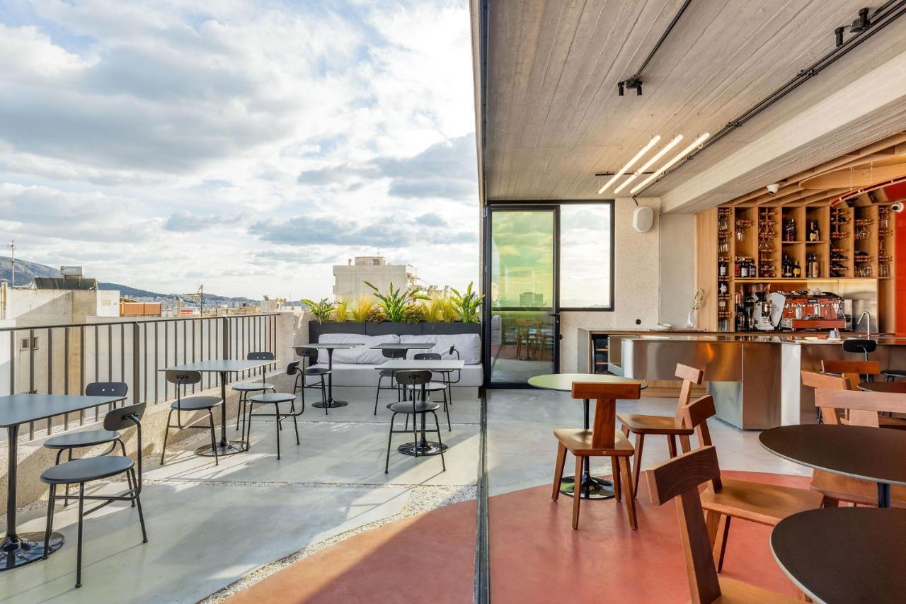 Hotel The Newel Psychiko Athen Exterior foto The rooftop bar at the London office