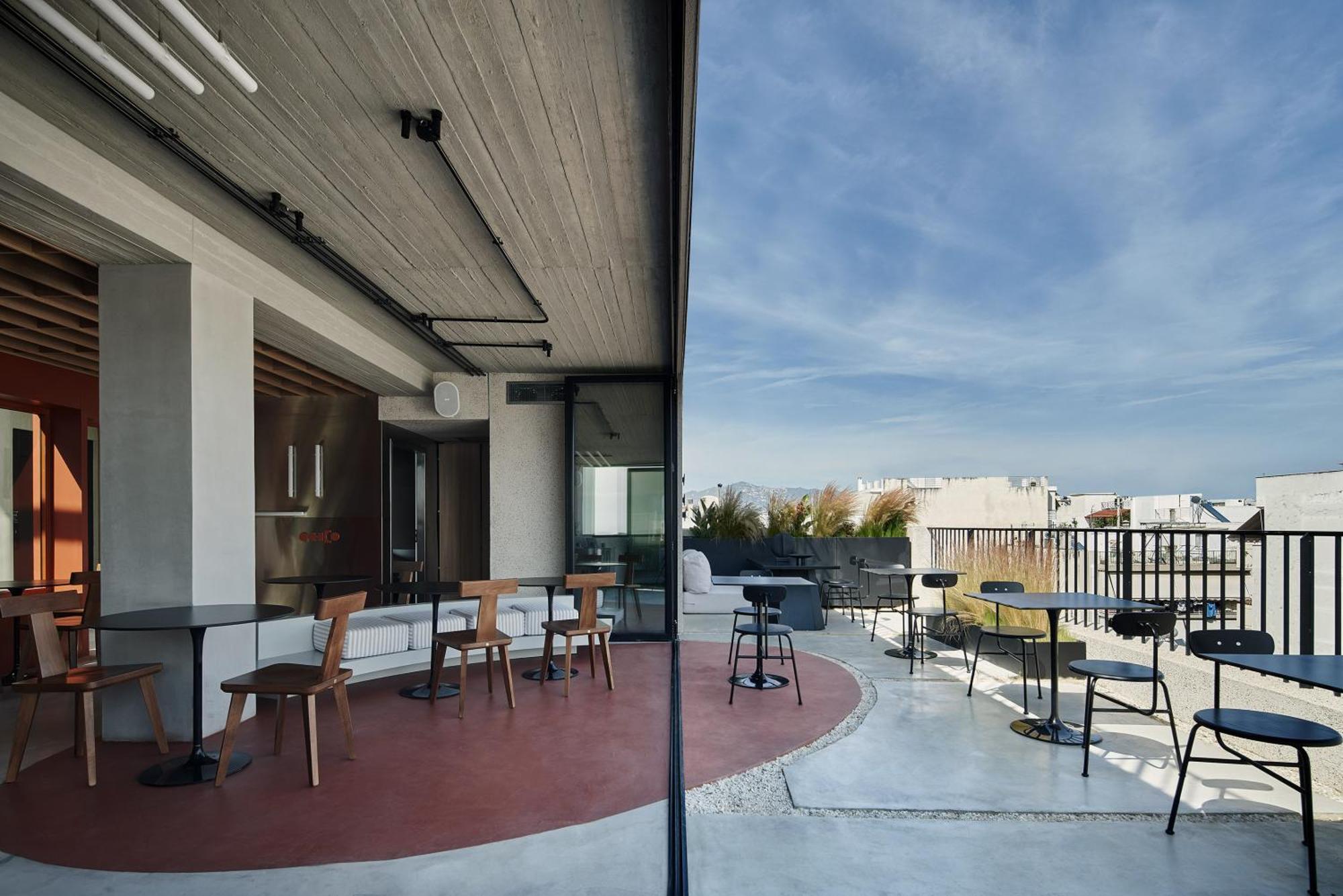 Hotel The Newel Psychiko Athen Exterior foto The rooftop of the building