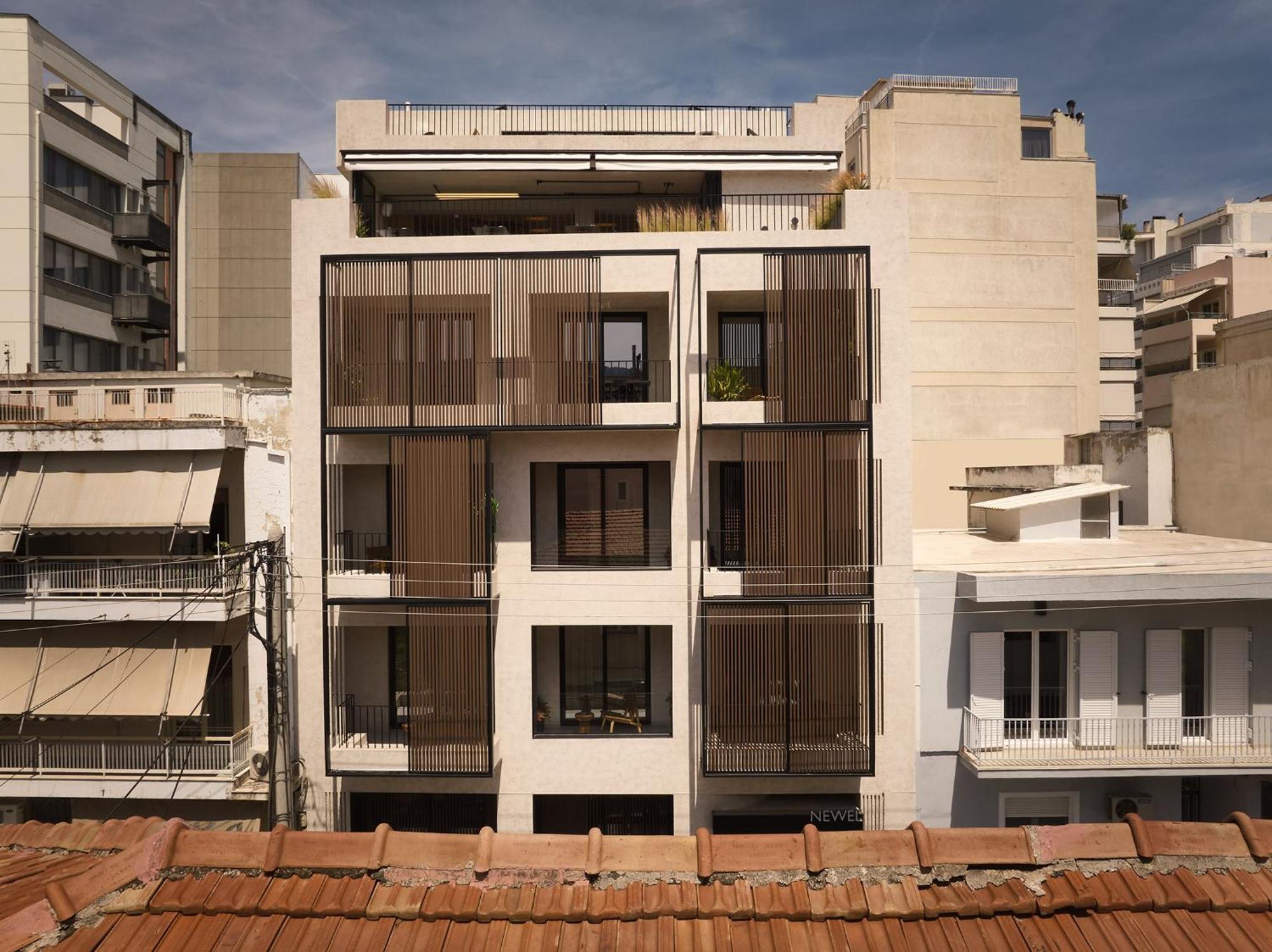 Hotel The Newel Psychiko Athen Exterior foto Residential building in Athens