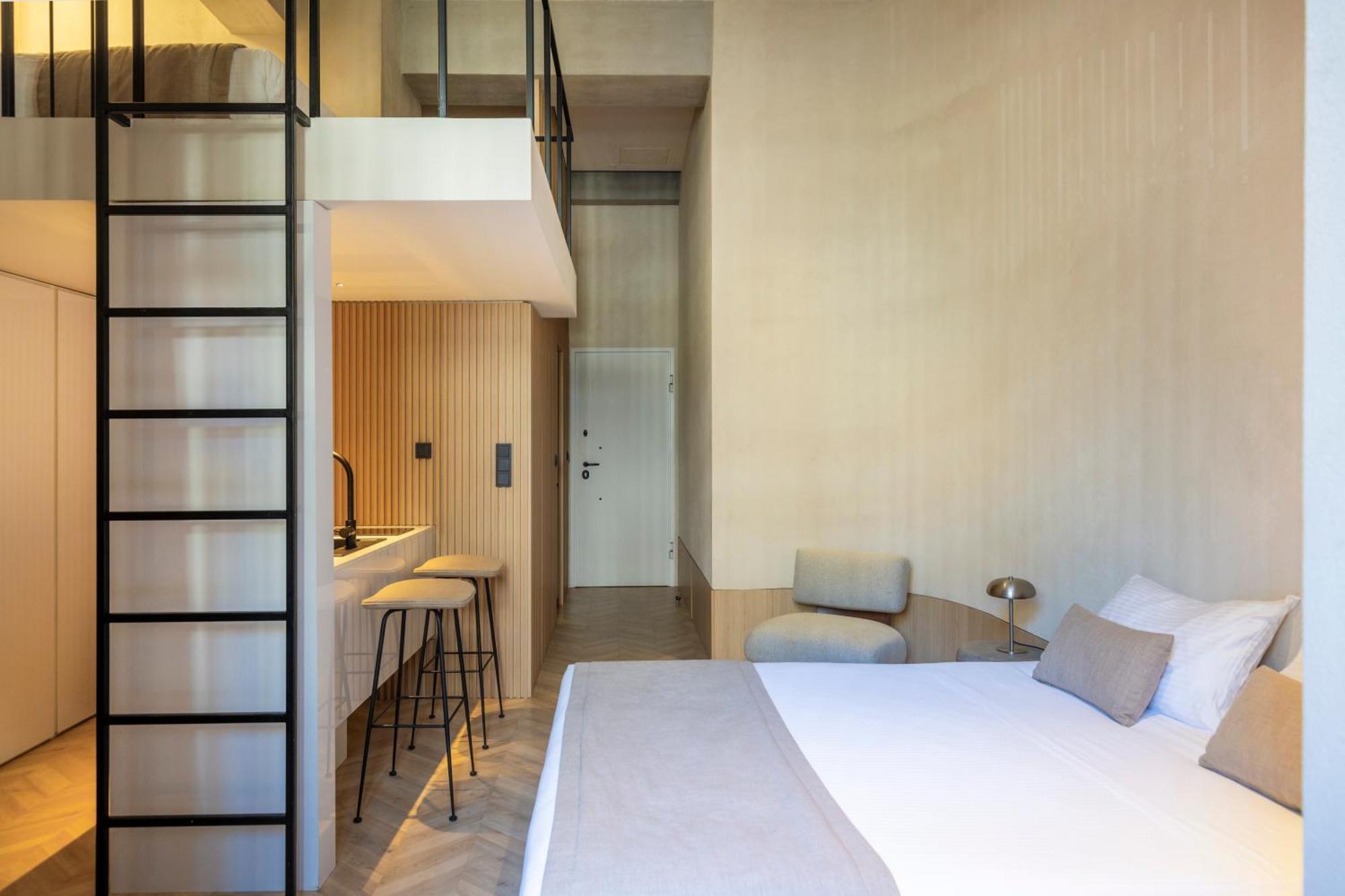 Hotel The Newel Psychiko Athen Exterior foto A room at the hotel
